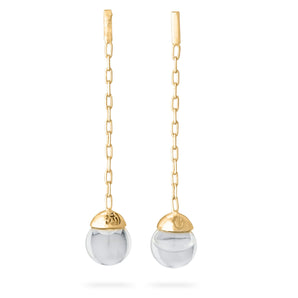 IN VOGUE EARRINGS LONG THICK CHAIN – GOLD